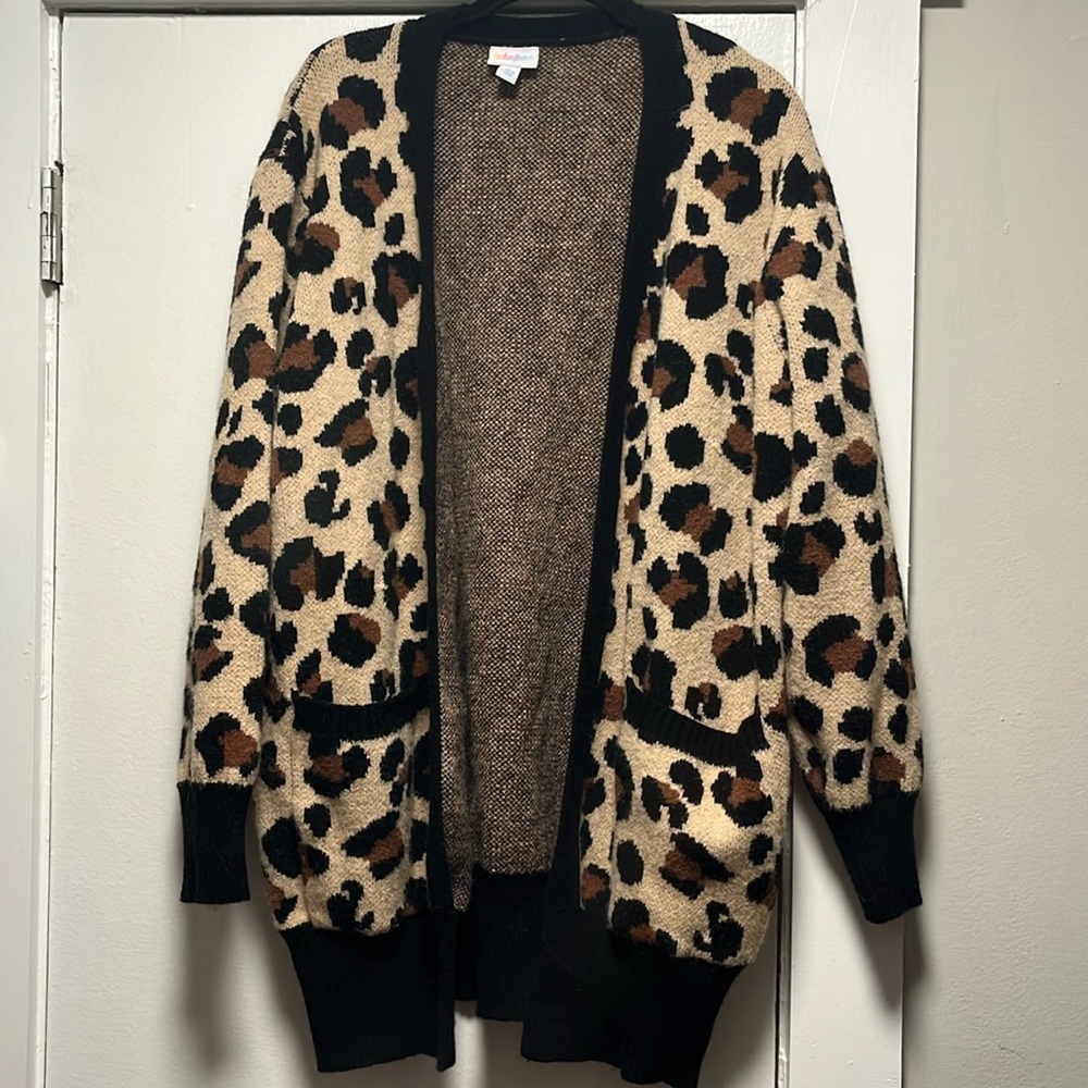 Cheetah Print Cardigan
